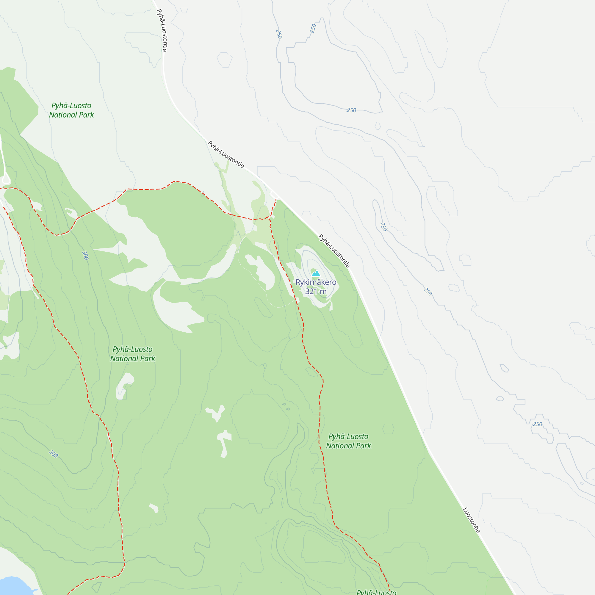 Rykimäkero kota map