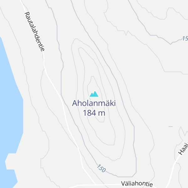 Map of Aholanmäki