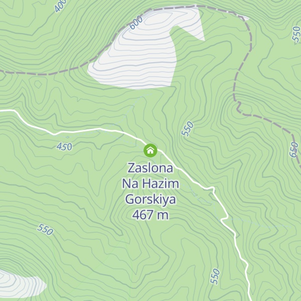 Map of Zaslona Na Hazim Gorskiya