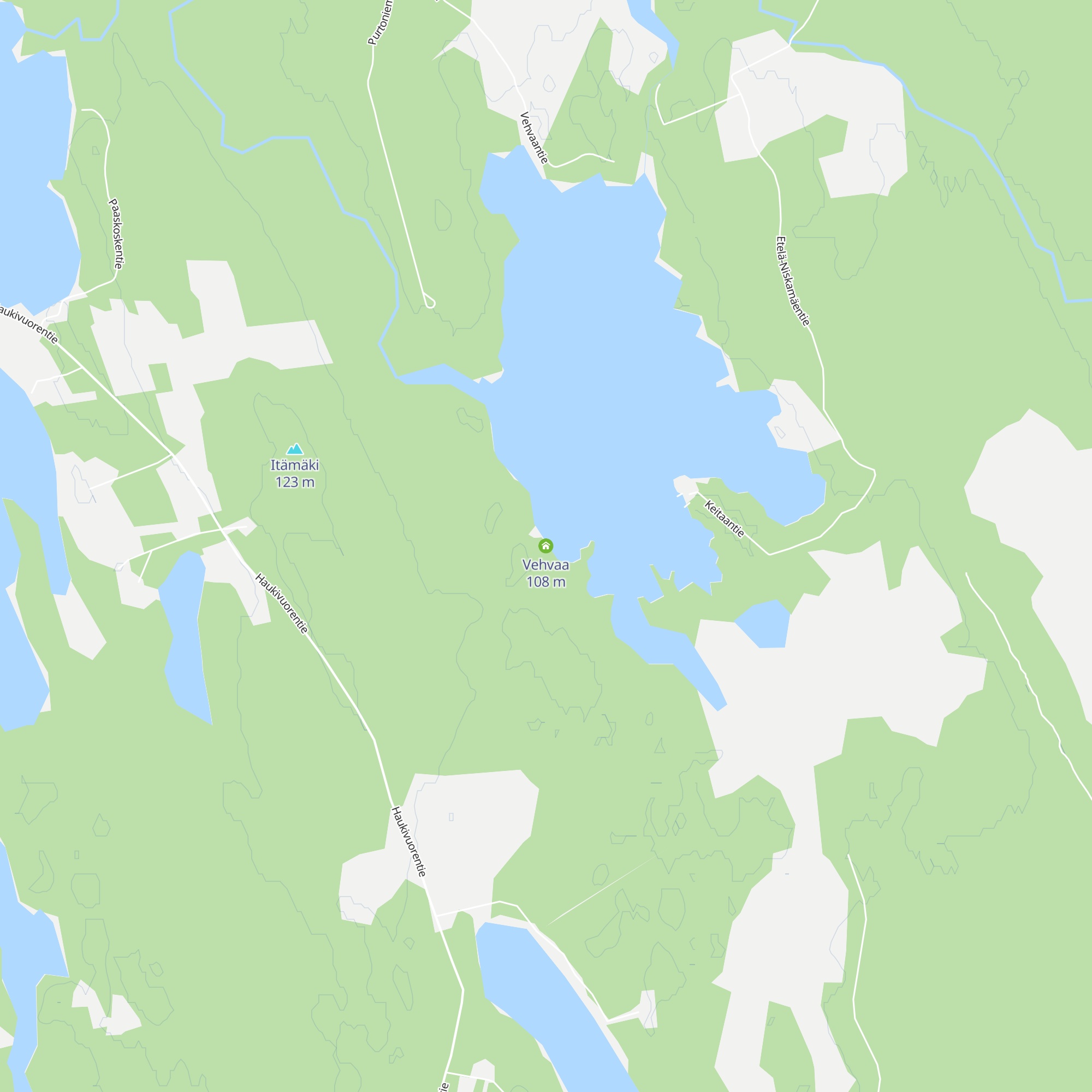 Vehvaa map