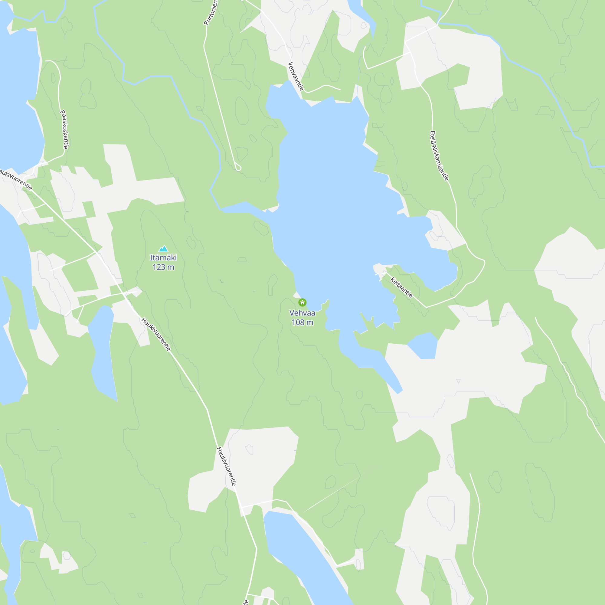Vehvaa map