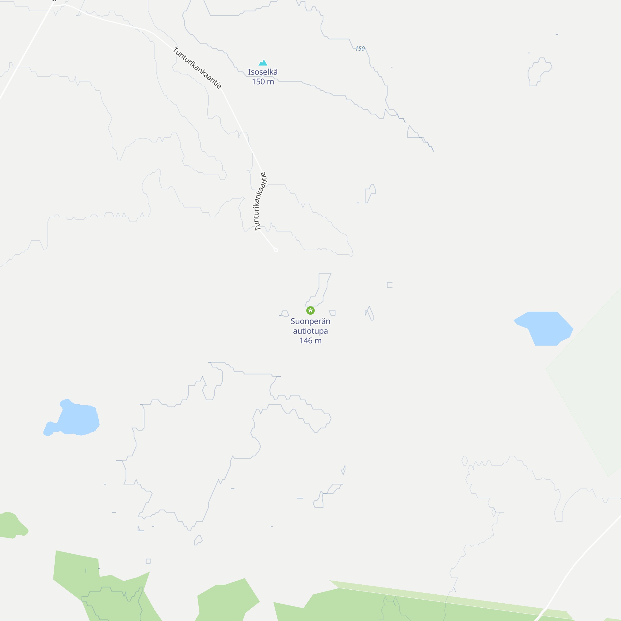 Suonperän autiotupa map