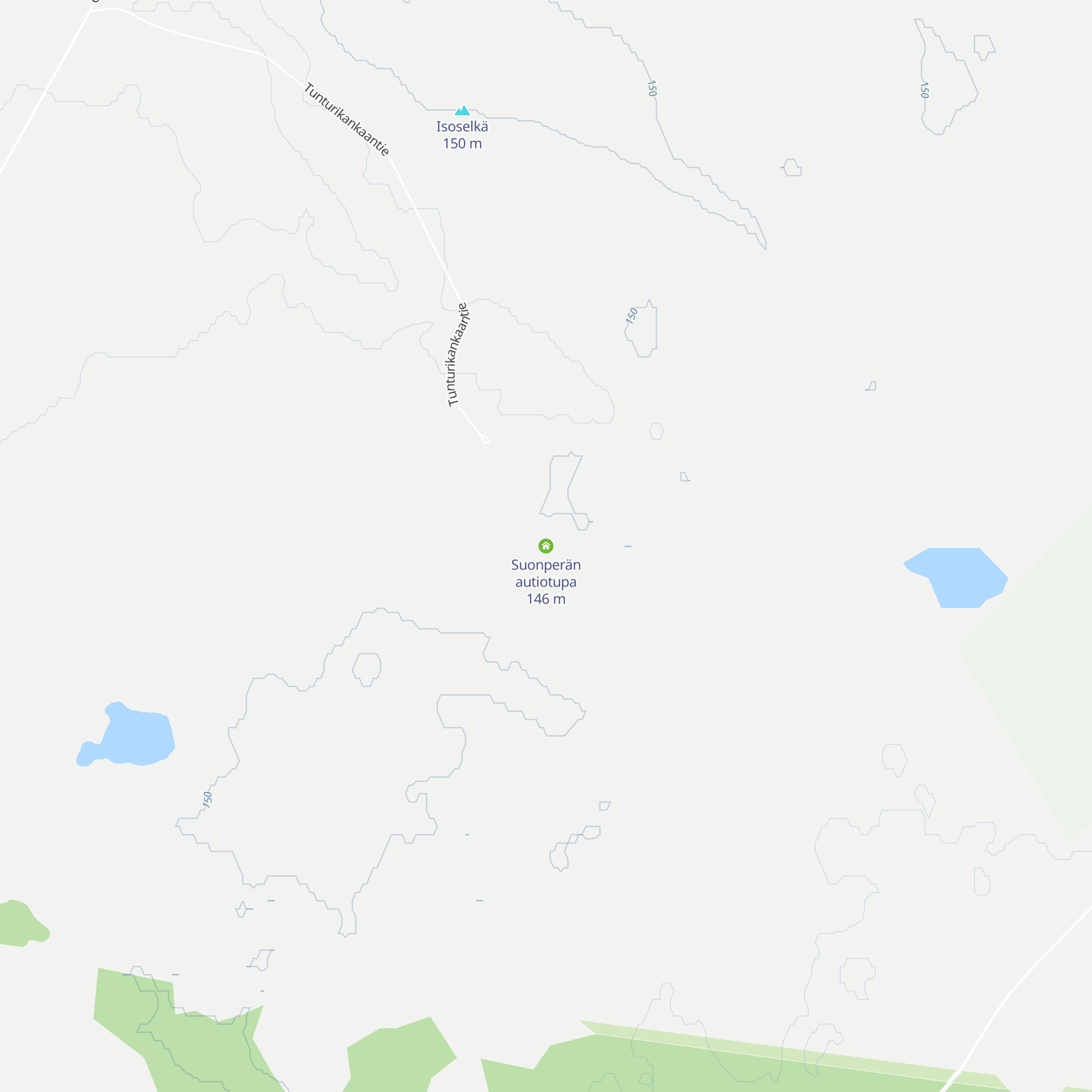 Suonperän autiotupa map