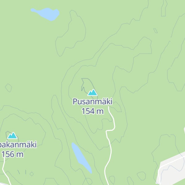 Map of Pusanmäki