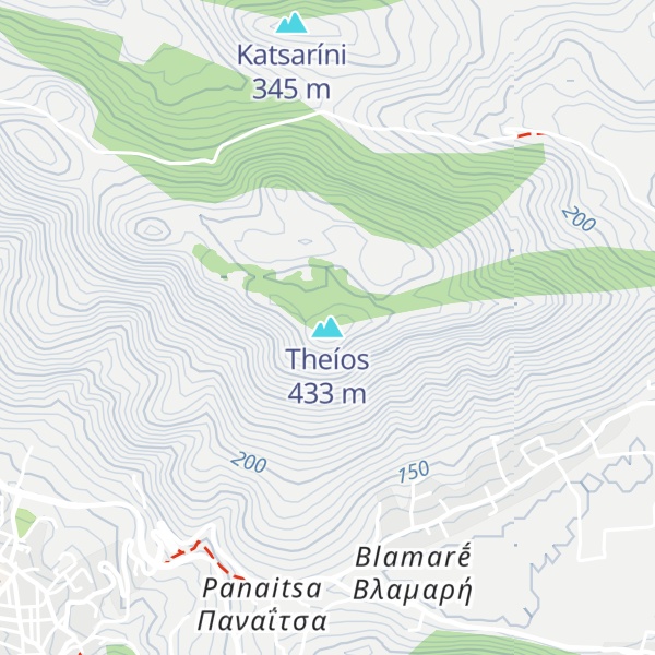 Map of Theíos