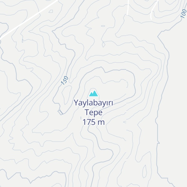 Map of Yaylabayırı Tepe