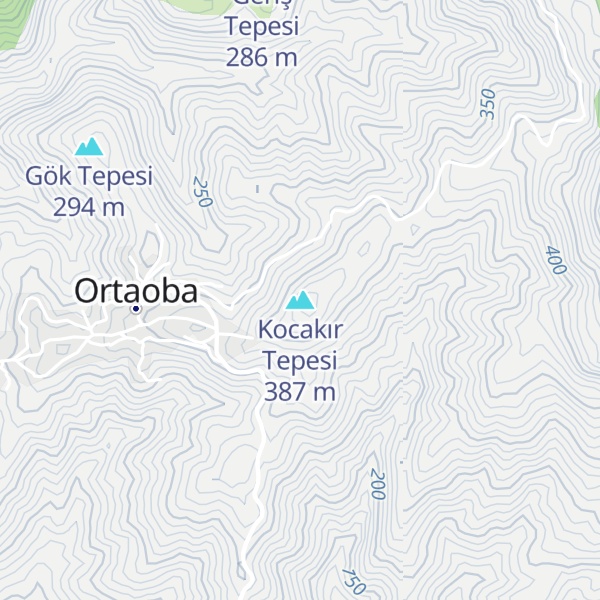 Map of Kocakır Tepesi