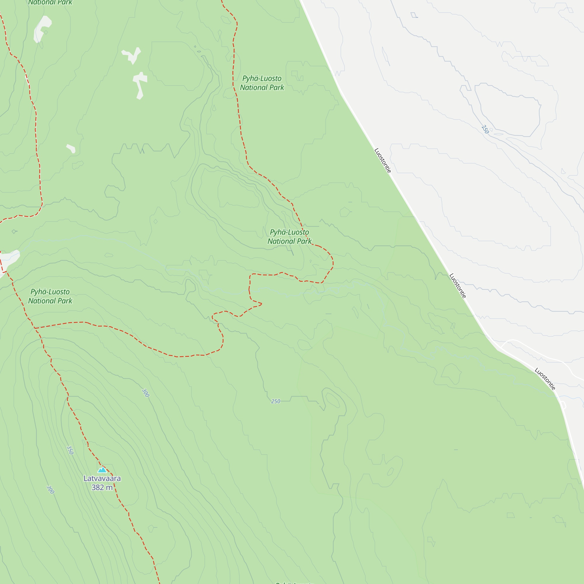 Kuukkeli Rental Hut map