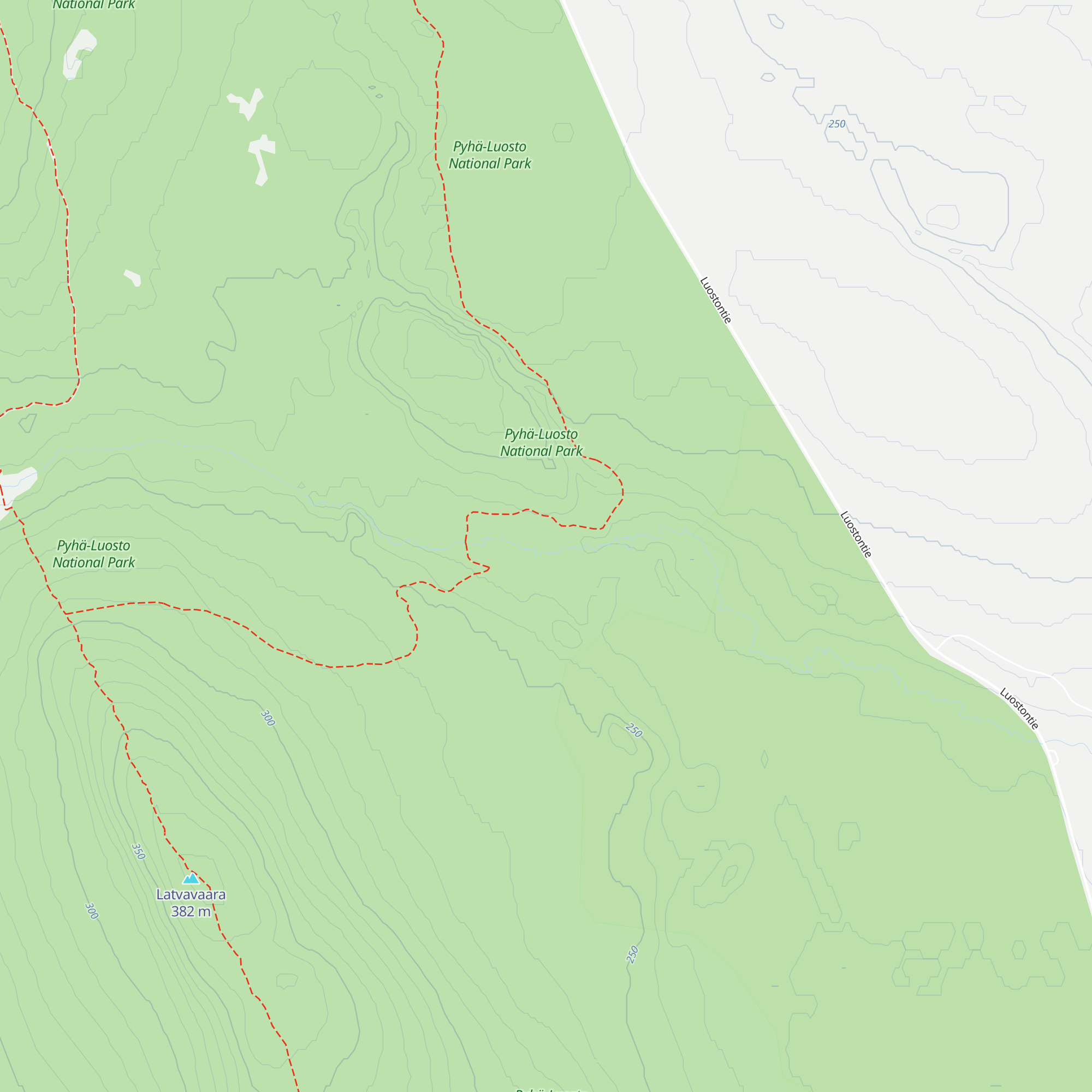 Kuukkeli Rental Hut map