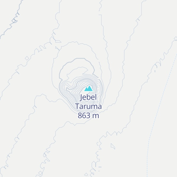 Map of Jebel Taruma