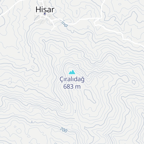 Map of Çıralıdağ