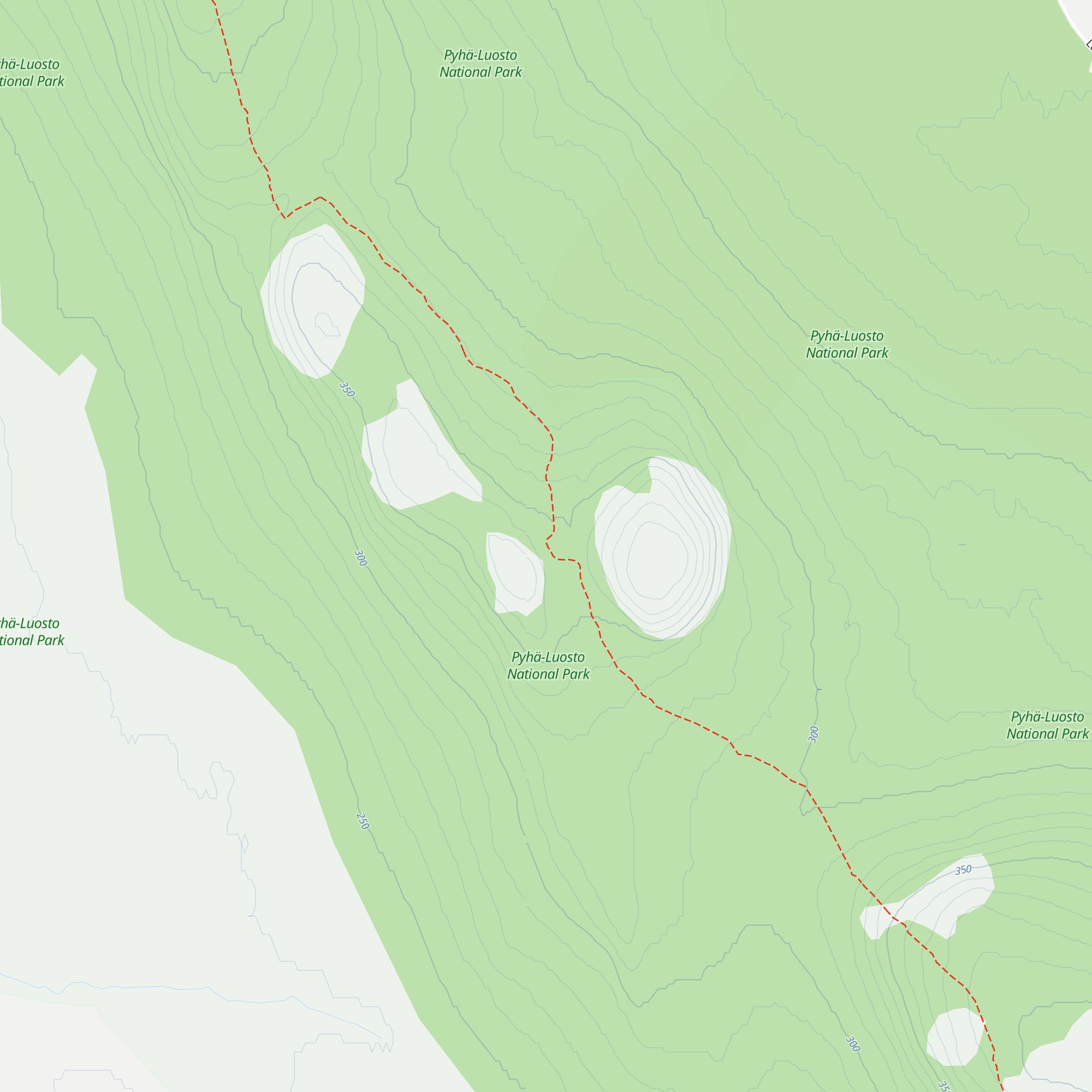 Kapusta Day Trip Hut map