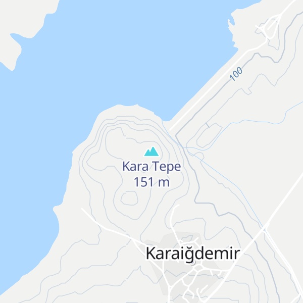 Map of Kara Tepe
