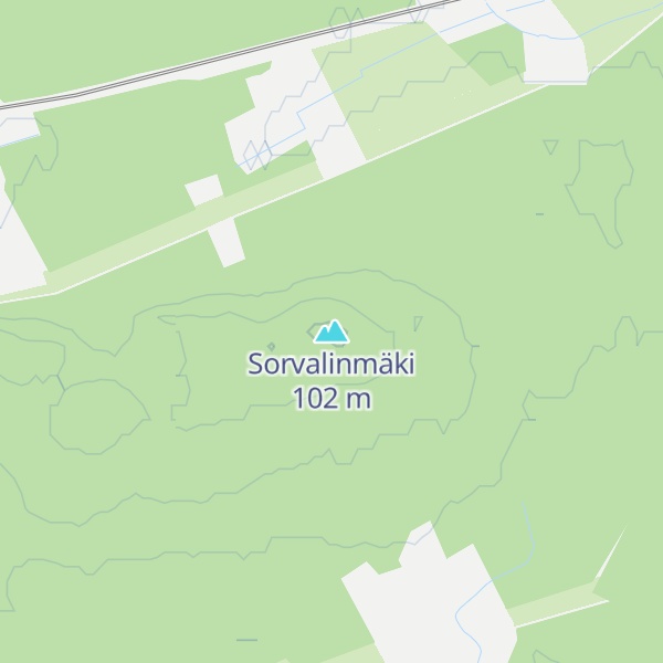 Map of Sorvalinmäki
