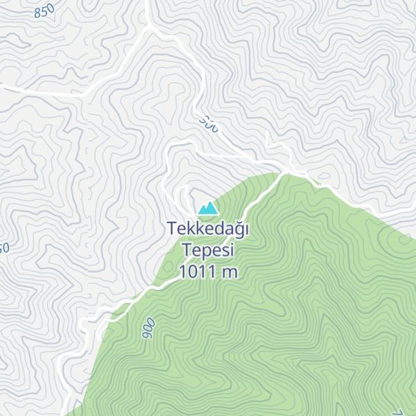 Map of Tekkedağı Tepesi