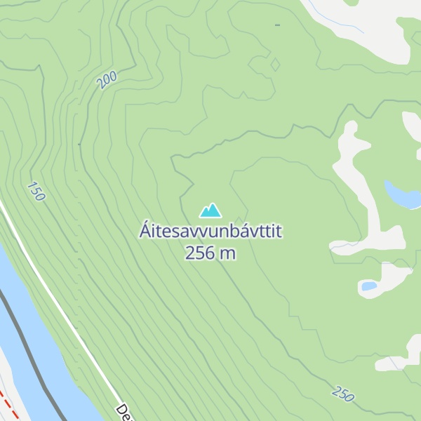 Map of Áitesavvunbávttit