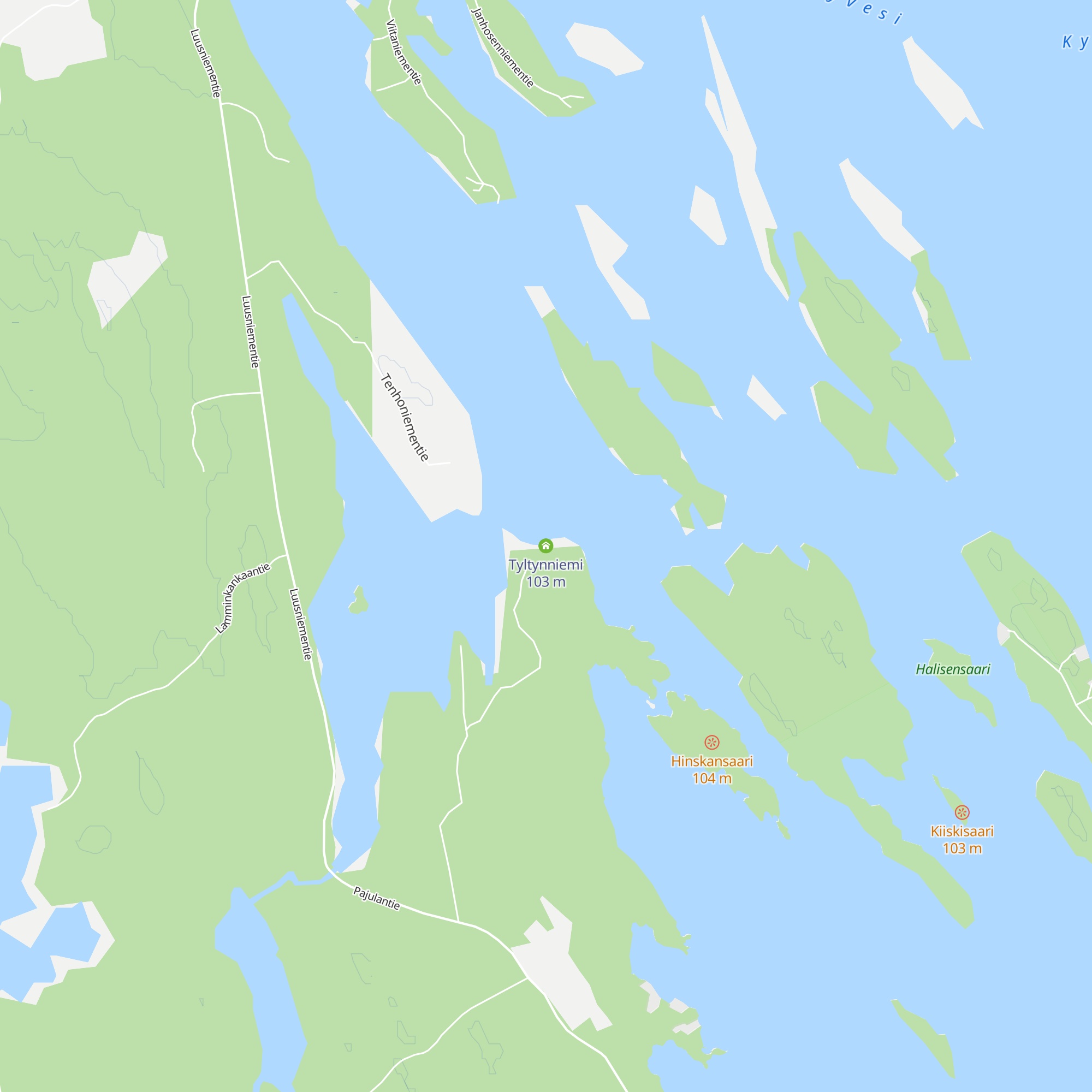 Tyltynniemi map