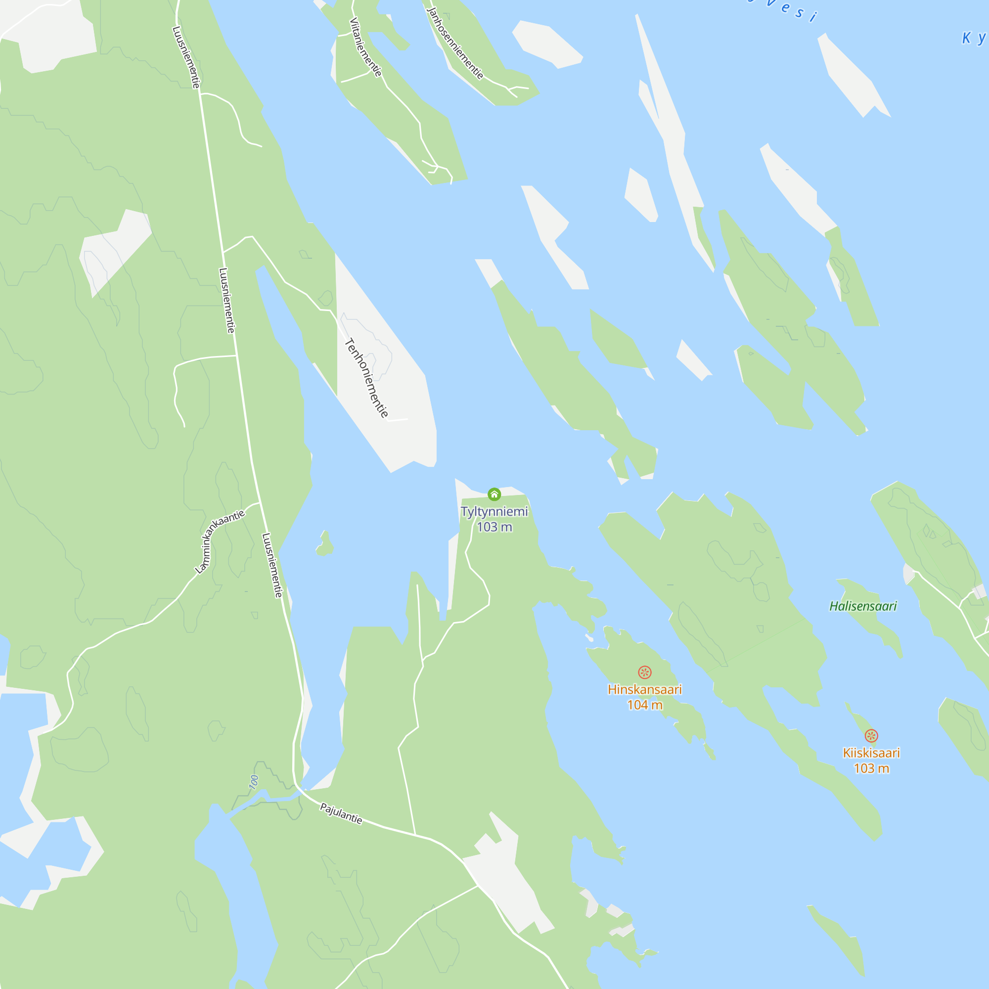 Tyltynniemi map