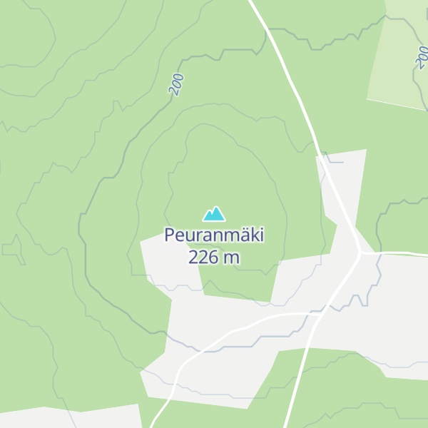 Map of Peuranmäki