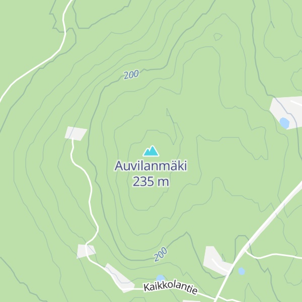 Map of Auvilanmäki