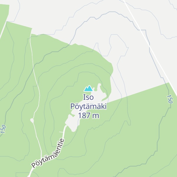 Map of Iso Pöytämäki