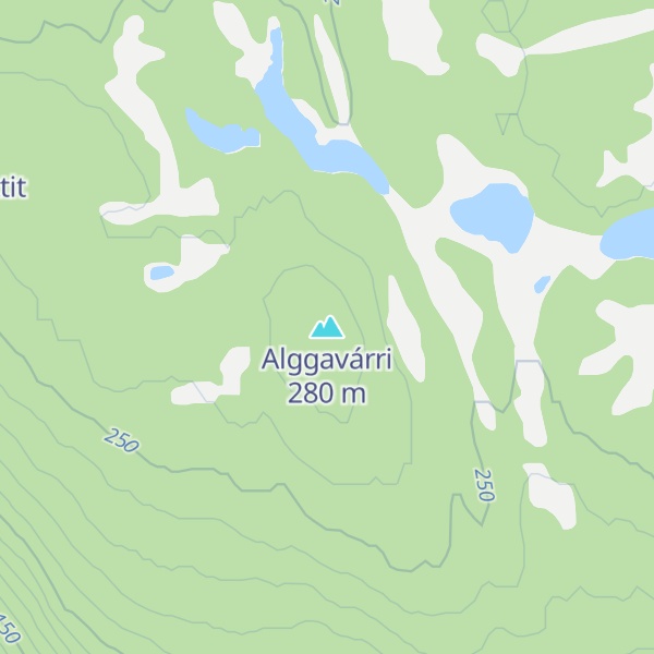Map of Alggavárri