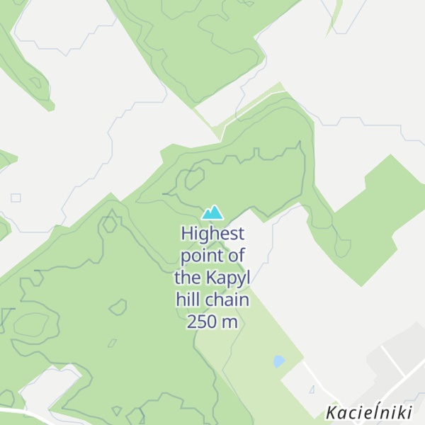 Map of Highest point of the Kapyl hill chain