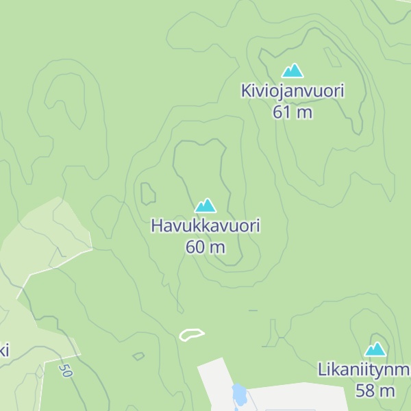 Map of Havukkavuori