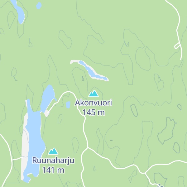 Map of Akonvuori