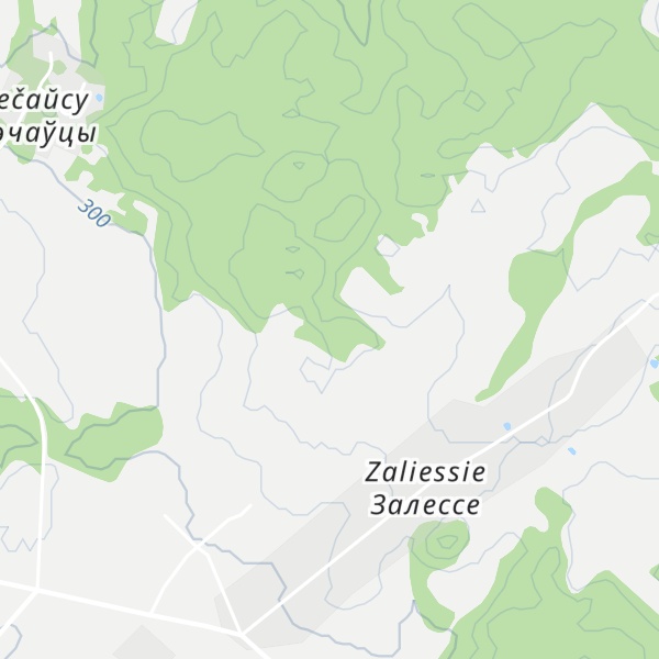 Map of Visheishaya Kropka Valozhinskaga ўZvishsha