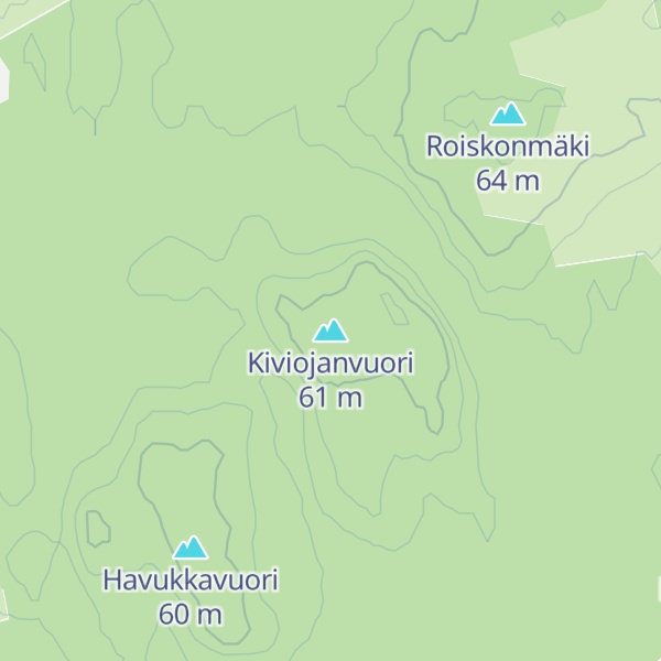 Map of Kiviojanvuori