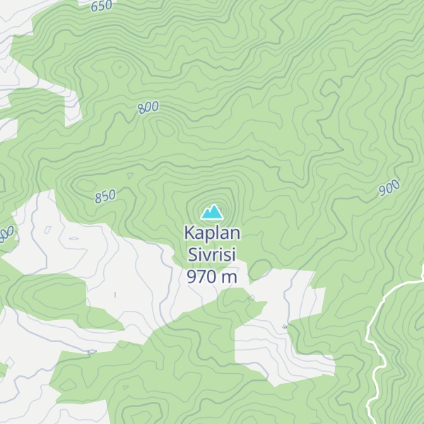 Map of Kaplan Sivrisi