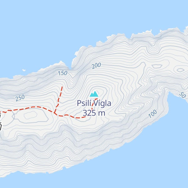 Map of Psilí Vígla