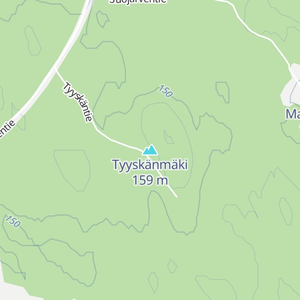 Map of Tyyskänmäki