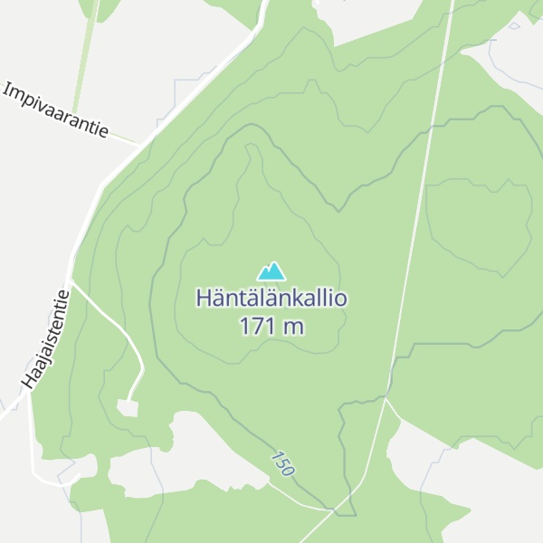 Map of Häntälänkallio