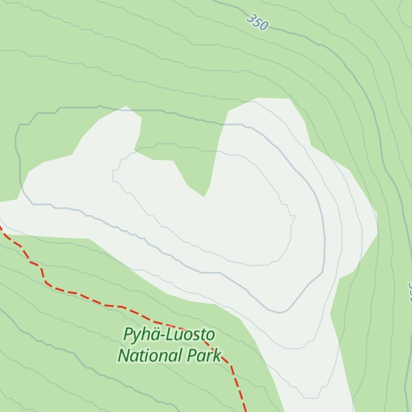 Map of Huttutunturi