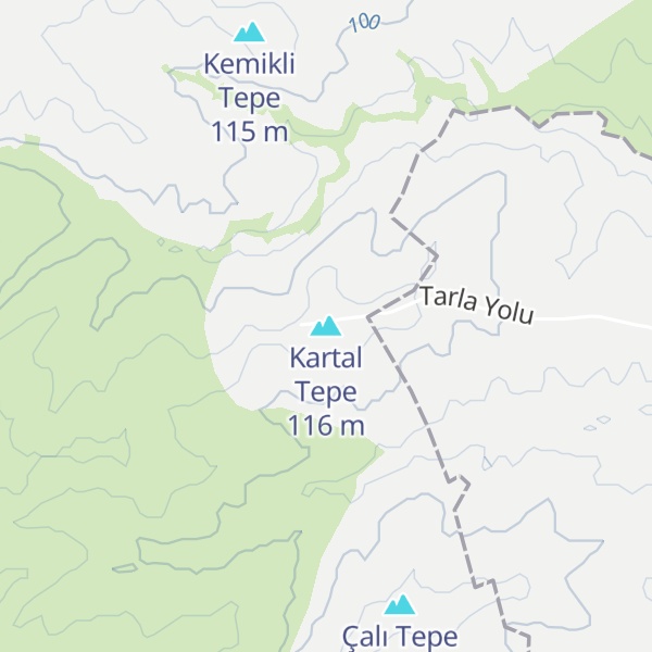 Map of Kartal Tepe