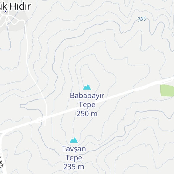Map of Bababayır Tepe