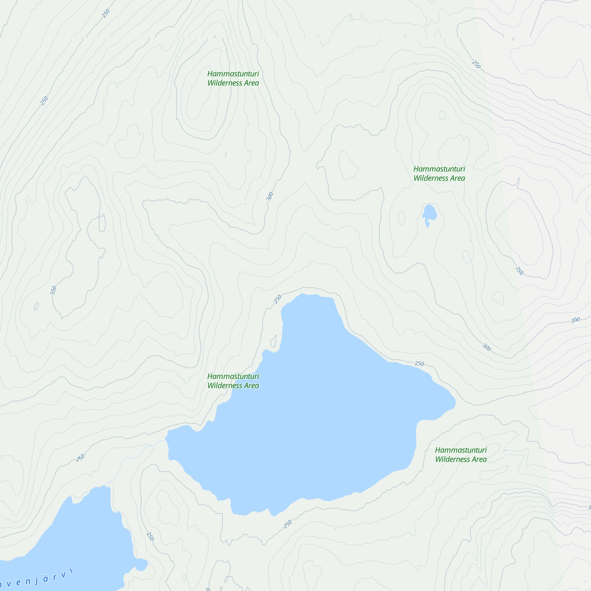 Rautujärvi Day Trip Hut map
