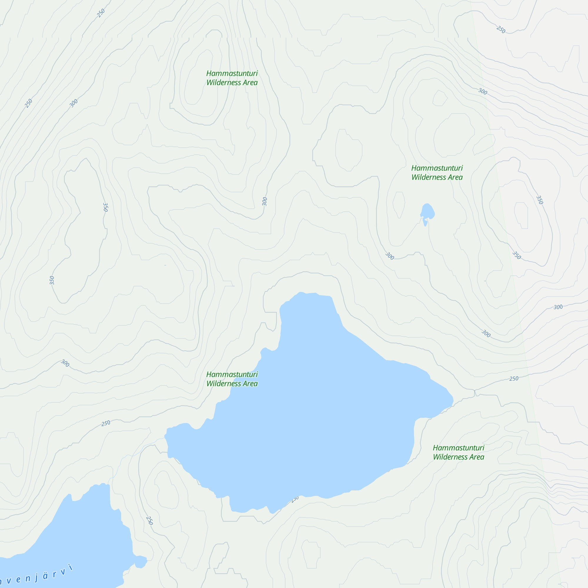 Rautujärvi Day Trip Hut map