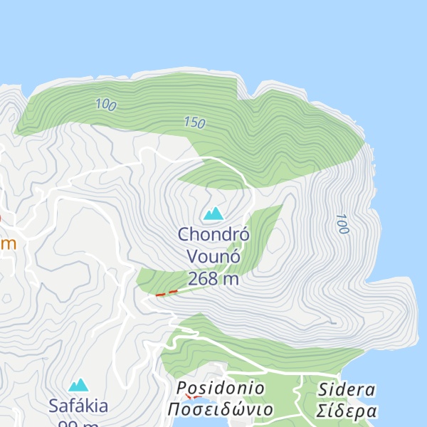 Map of Chondró Vounó