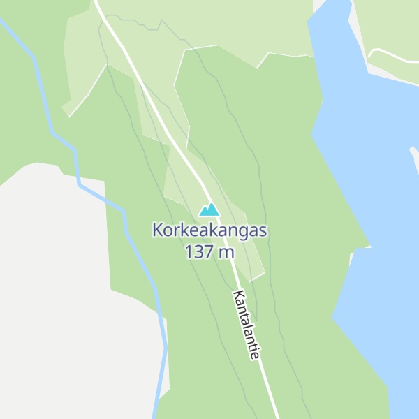 Map of Korkeakangas