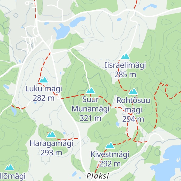 Map of Suur Munamägi