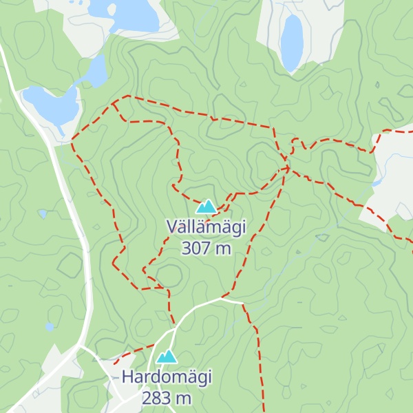 Map of Vällämägi