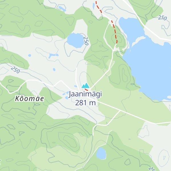 Map of Jaanimägi