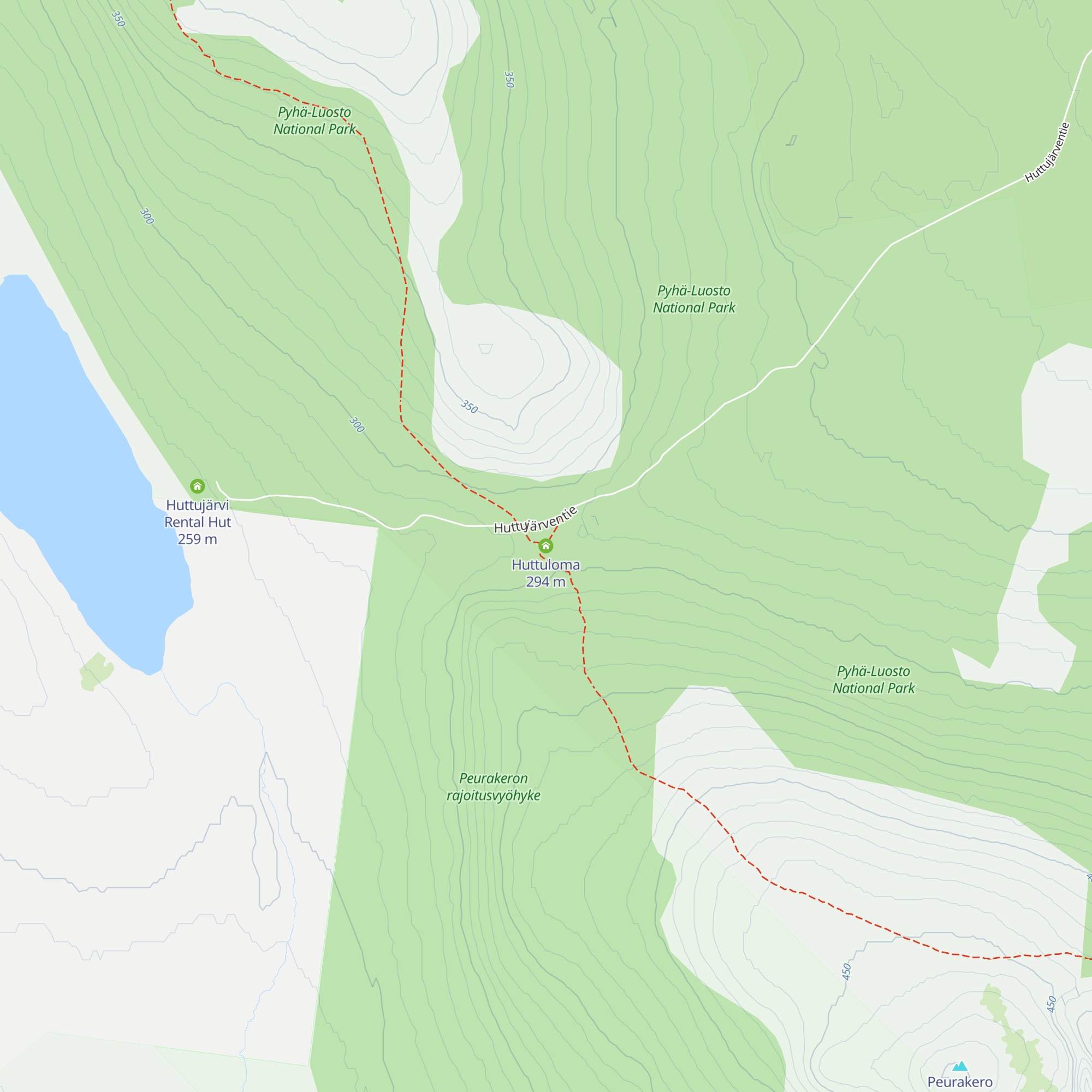Huttuloma map