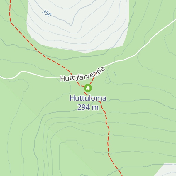 Map of Huttuloma