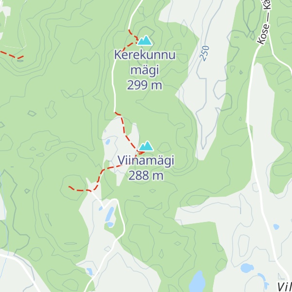 Map of Viinamägi