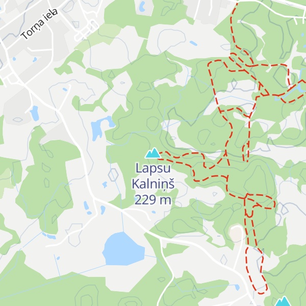 Map of Lapsu Kalniņš