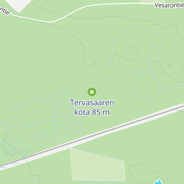 Map of Tervasaaren kota